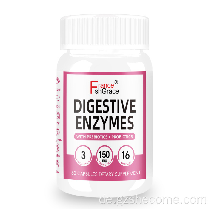 Verdauungsenzyme ergänzen sich mit Multi -Enzymen